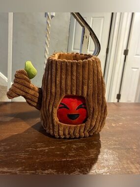 BARK Interactive Plush Dog Toy. Both Apple and Tree Trunk Squeak. $4